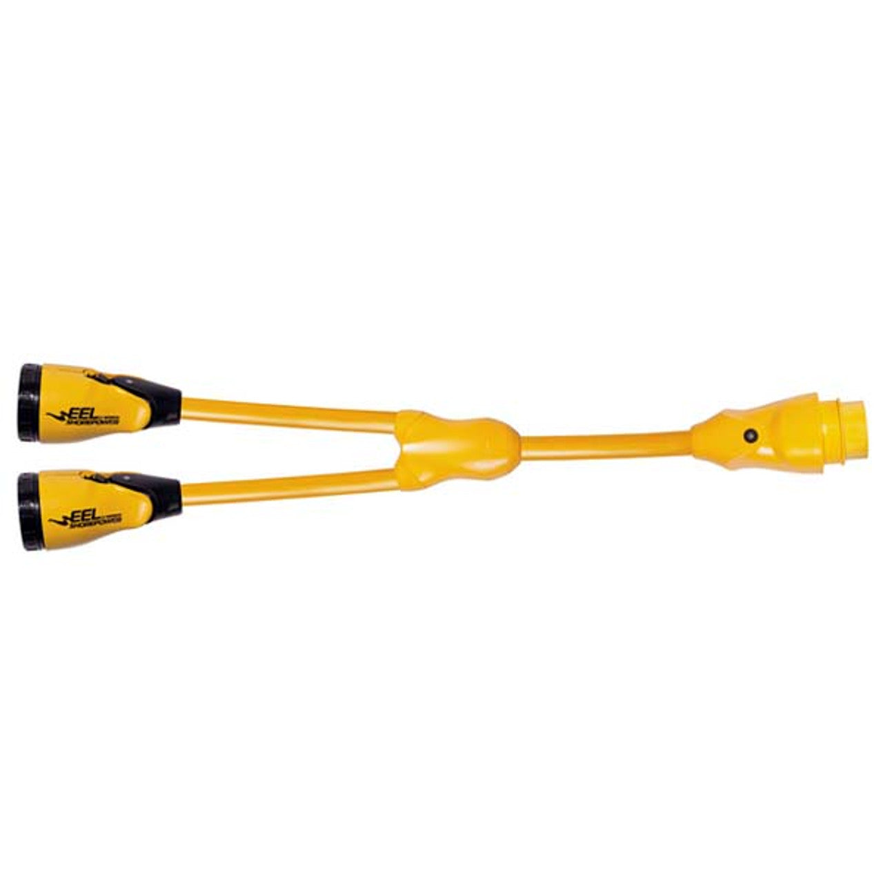 Marinco's EEL Y Shore Power Adapter 50A Dock to 2-30A Boat